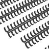 20Pcs Plastic Binding Coils 30 Hole Round Design Loose Leaf Notebook Rings for DIY School Office Report Presentation Binding