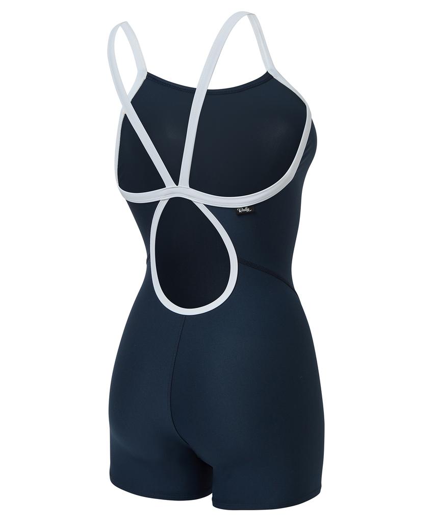 Laelliseupocheu [Oslh616 Nvy] Solid Part-Length Sturdy V-Back Navy