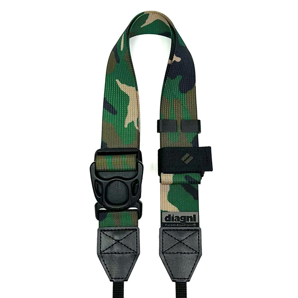 DIAGNL Ninja Camera Strap 38mm Camo Neck Detachable Shoulder Strap (Green Camo) Strap,