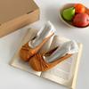Fashion Lightweight Retro Red French Flat Bottom Shallow Mouth Single Shoes Women's Summer 2025 New with Skirt Mary Jane Women's Shoes
