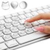 Neal Plus Nail Art Keyboard Transparent Stickers 16 Pcs Transparent Round