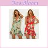 Luxurious Us Summer Women's Boho Sleeveless Beach Midi Dress With Floral Print For Every Occasion In Sizes S-xl