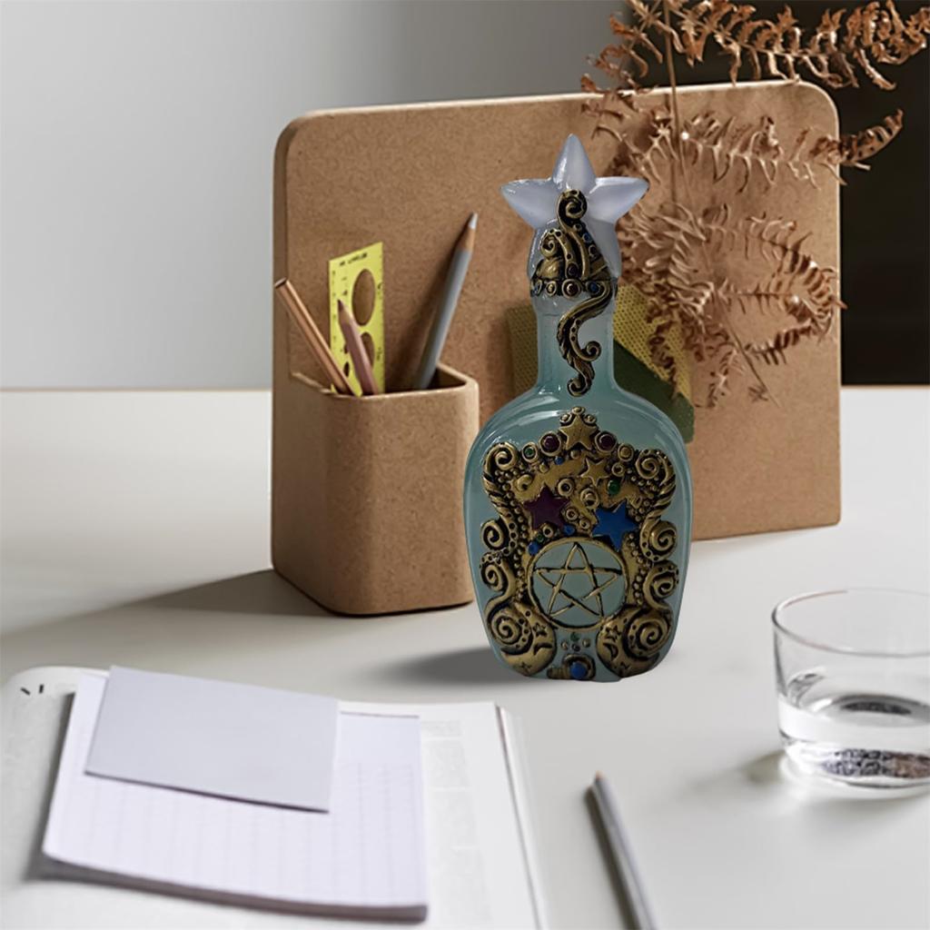 Decorative Bottles For Home Decor - Retro Decorative Bottle - Resin Vase Centerpieces For Bedroom Living Room Dining Table Bookshelf Birthday Holiday