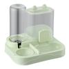 2-in-1 Dry Wet Separation Pet Feeder Water Dispenser Large Capacity Durable Plastic for Multi-Pet Family Home Use