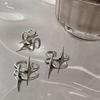 Punk Silver Color Y2K Stars Open Rings for Women Men Fashion Adjustable Couple Rings Hip Hop Vintage Ring Jewelry Gift