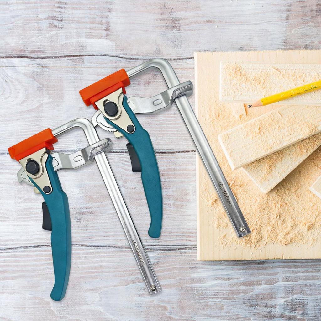 And Ratchet Table Clamp for Sanding Cutting, Versatile, with Strong Clamping Force Guide
