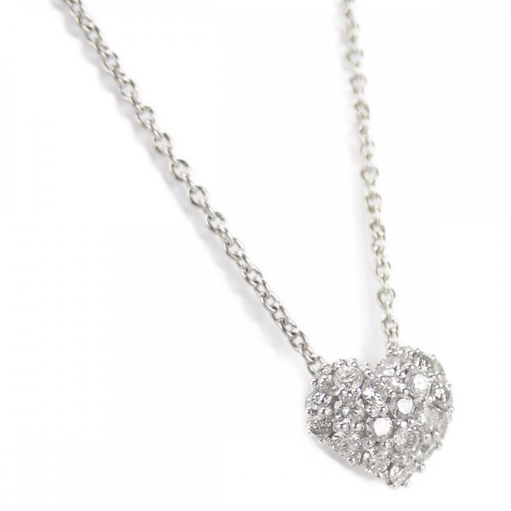 no brand  Necklace K18 white gold Women