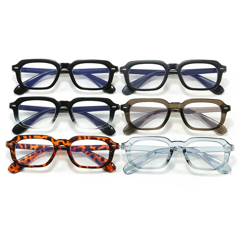 Protective Glasses 3pcs Classics High-Quality Square Glasses Frames Women  Clear Blue Light Eyeglasses Men Optical Frame Unisex