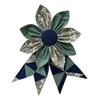 Flower Decorative Sign for Front Door Retro Burlap DIY Wreath And Bow Making Kit Artificial Floral Wall Hanging for Home Indoor Outdoor Decor