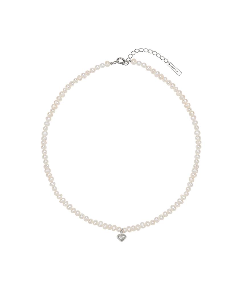 Findelise 925 New Freshwater Pearl Single Strand W Heart Necklace