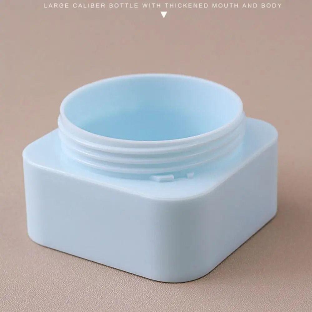 Portable Cosmetic Plastic Box Refillable Vials Bottle Cosmetic Container Face Cream Jar  Household
