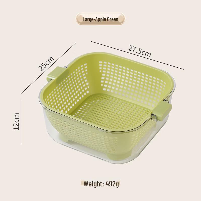 Wutuo Küchen-Doppelschicht-Abtropfkorb