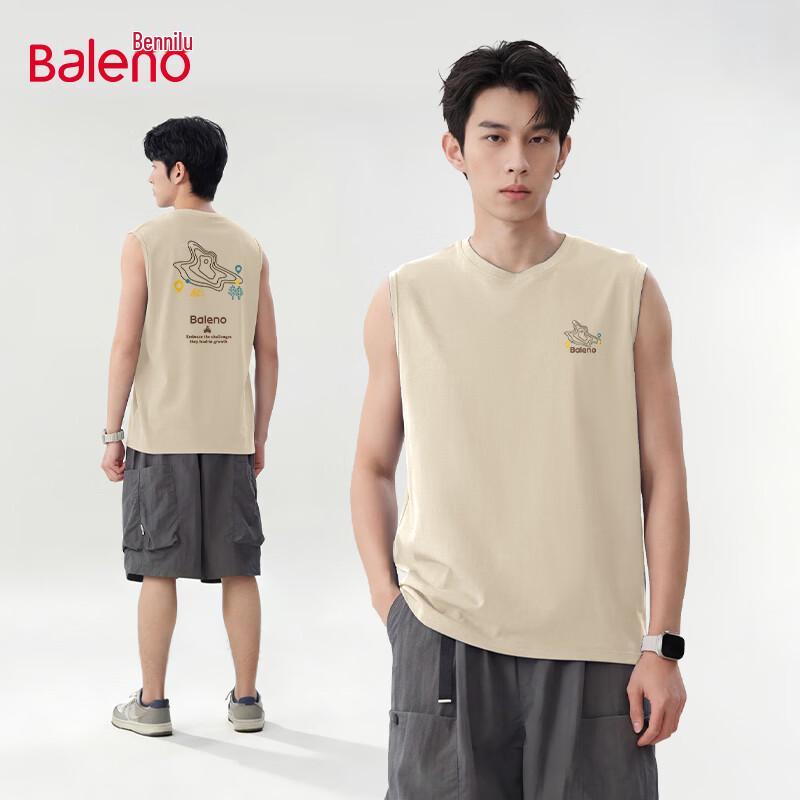 Baleno Men s Pure Cotton Graphic Print Vest XL