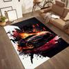 Neon Retro Car Night Drive Floor Mats for Living Room, Bedroom and Room Decoration Are Suitable for Gifts.