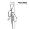 Baroque Style Irregular Pearls Keychain Vintage Alloy Ornament Sturdy Hook Design For Bags Accessories