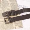 Plastic Buckle Nylon Woven Tactical Belt Outdoor Quick-Drying Canvas Unisex Star Logo Belt