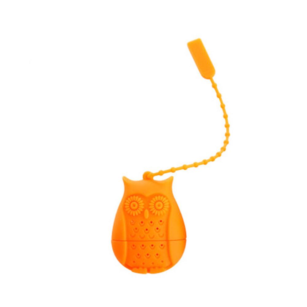 Silicone World Owl Tea Strainer Tea Bags Food Grade Silicone Leaf Tea Infuser Filter Diffuser Tea Filter Tool Teacup Accessories
