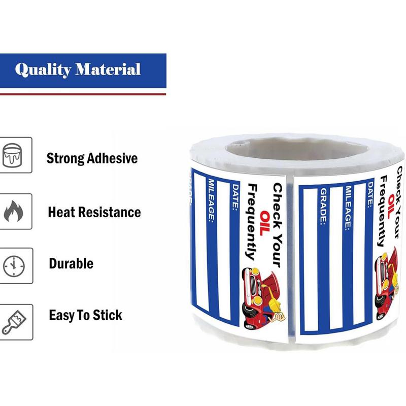 

Oil Change Stickers 150 Sheets Car Windshield Remind Oil Change Decals Easy-Peel Window Decoration Windscreen Decals For Racing CHINA