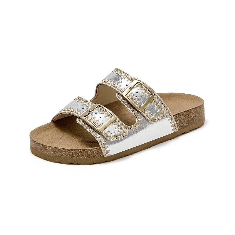 

Thick-soled cool slippers women s spring and summer new versatile niche beach shoes casual flip-flops 40