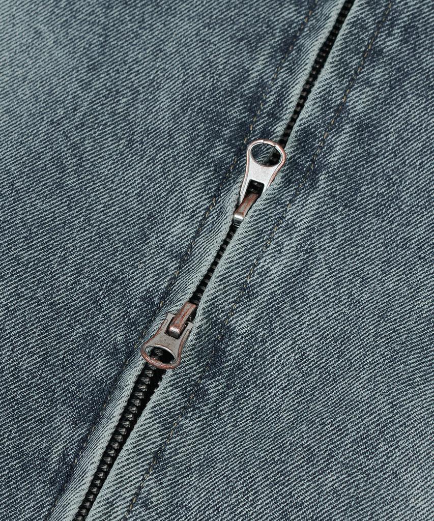 Standarderror 87-Stan117 [Basic] Vintage Washed Racer Denim Jacket Vintage Blue