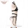 Sexy Patent Leather Catwoman Lingerie Set - Anime Bunny Girl Tease