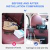 SEAMETAL 2 In 1 Car Headrest Hook With Phone Holder Seat Back Hanger