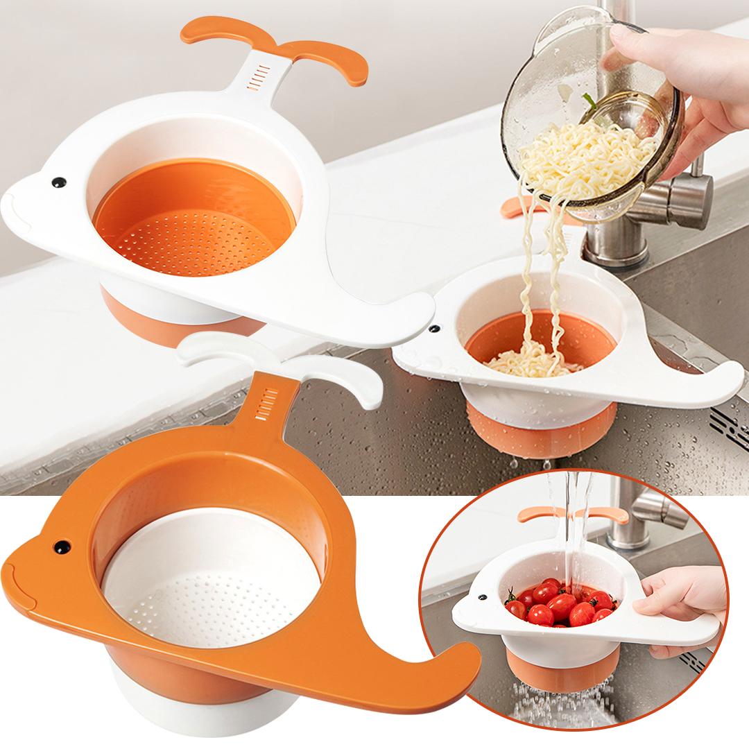 

PDTO Сливная корзина для кухонной мойки Китовый сетчатый фильтр Дуршлаг Угловой фильтр для раковины