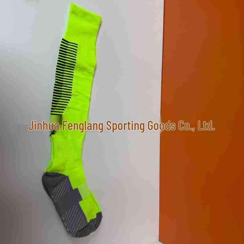 Thickened Towel Bottom Football Socks for Men & Women - Long, Sweat-Absorbent, Breathable Sports Socks