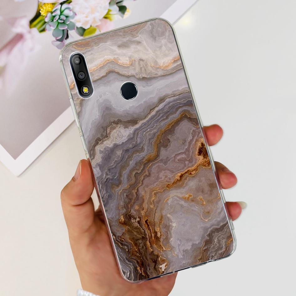 Pouzdro na telefon pro Asus Zenfone Max Pro M2 ZB631KL ZB633KL ZB630KL Pouzdra Silikonové Měkké Průhledné Kryt pro Asus X01BDA X01AD X01BD Funda