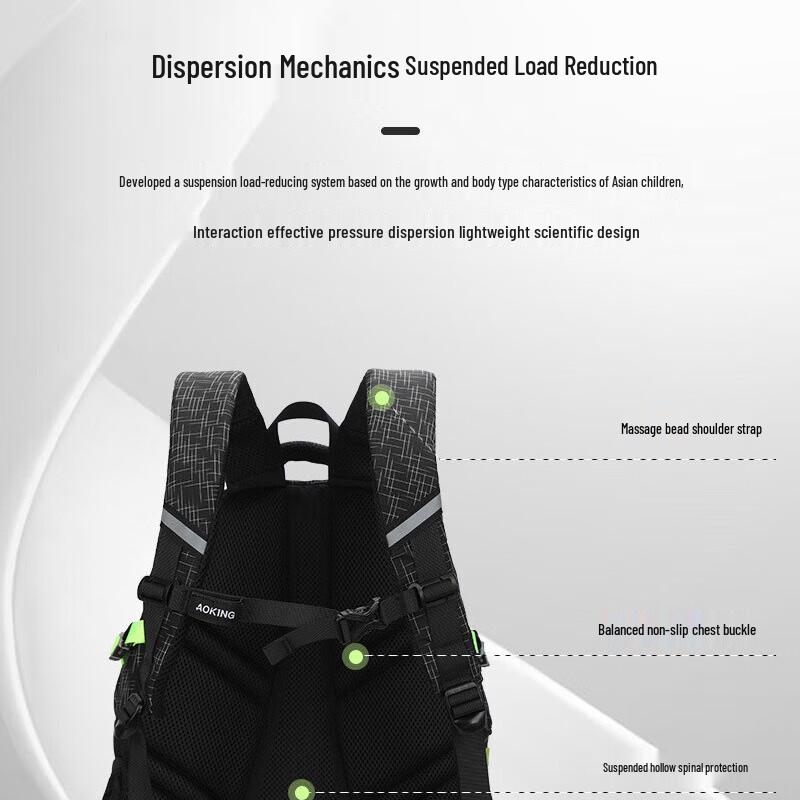AOKING Multifunktionaler Diebstahlschutz-Laptop-Rucksack
