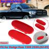 For Dodge Ram 1500 2500 3500 Car Front Door Panel Reflector Light Cover Red