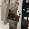 2026 French Minimalist Retro Solid Color Women's Crossbody Shoulder Bag