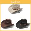 Rustieke Cowboyhoed Met Traditionele Knoopdetails Voor Buitenbijeenkomsten