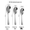 304 Stainless Steel Long Handle Flat Bottom Spoon