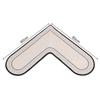 60*60cm Kitchen Carpet L-Shape Oil-Proof Anti-Slip Floor Mat Soft Wipable Surface Waterproof Doormat Home Decoration