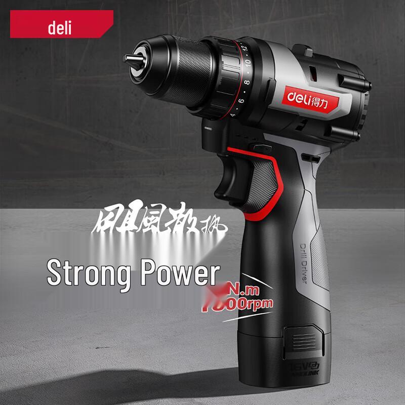 

Deli DE050 16V Cordless Brushless Electric Drill CN plug (adapter included)
