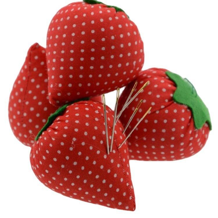Strawberry Pin Cushion Pin Setter Sewing Tools Handmade DIY Accessories Needle Plate