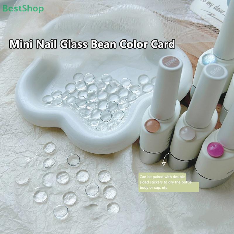 Polka Dot Color Card Nail Display Board,Pea Bean Swatch Salon Nail Showing Shelf With Stickers