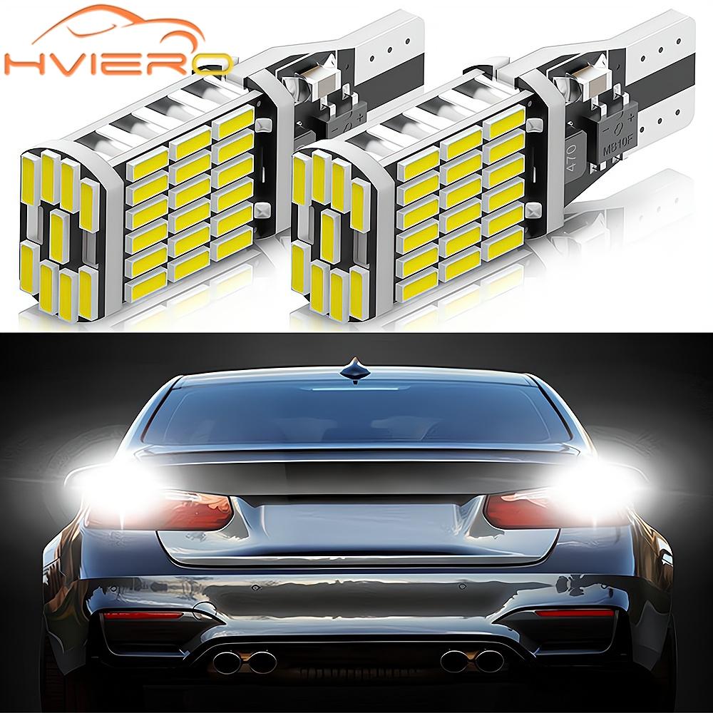 2X 921 912 W16W T15 30/45SMD Chipsets LED Canbus Error Free Bulbs For Backup Reverse Lights 1000 Lumens 6000k Xenon White