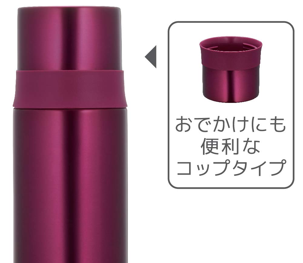 Thermos Stainless Steel Slim Water Bottle, Burgundy, 350ml, FFM-351 BGD