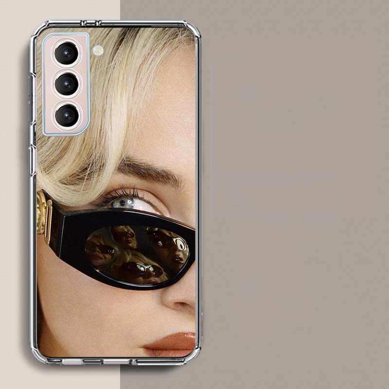 Singer S-Sabrina Carpenter Phone Case For Samsung Galaxy S25 Edge S24 S23 FE S21 S20 S10 Plus S22 S26 Ultra Cover Clear Cases TP