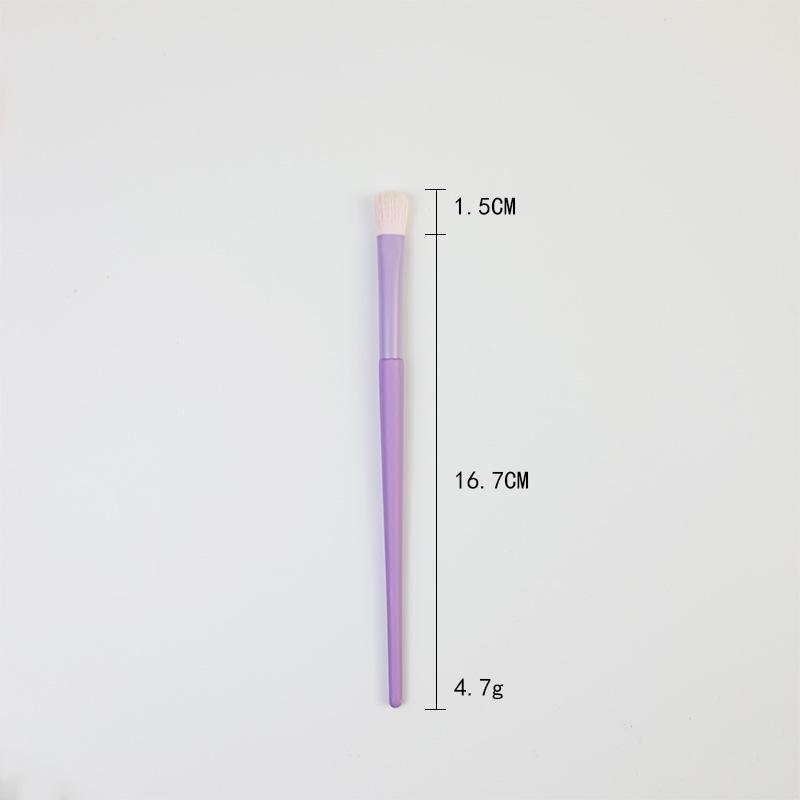 Small Purple Potato 11-Piece Makeup Brush Set: Includes Loose Powder and Eye Shadow Brushes - Beauty Tools Collection