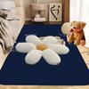 P-Olo Teddy Bear Microfiber Door Mat Anti-Slip Absorb Water Long Strip Cushion Bedroon Mat Bedside Mats
