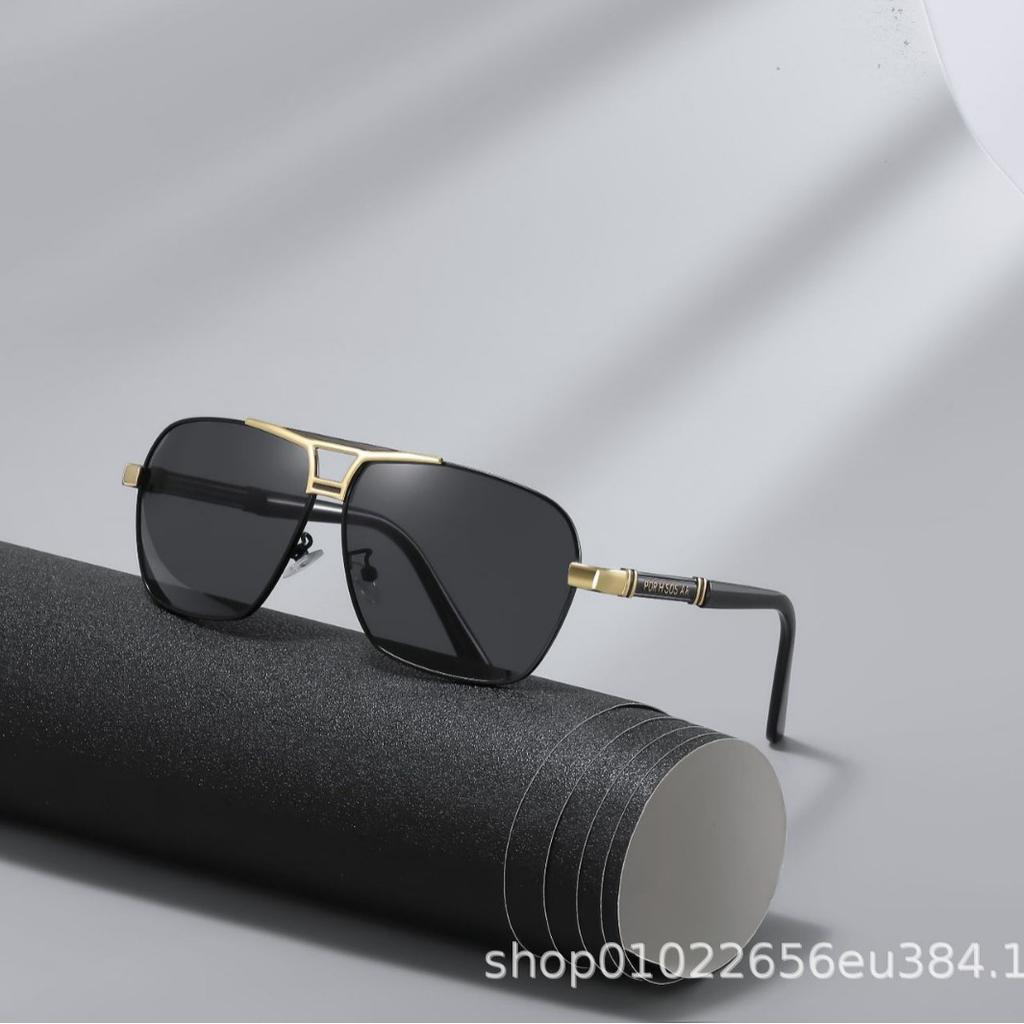 New men's sunglasses high definition glasses sunglasses driving glasses glasses European and American fashion metal sunglasses