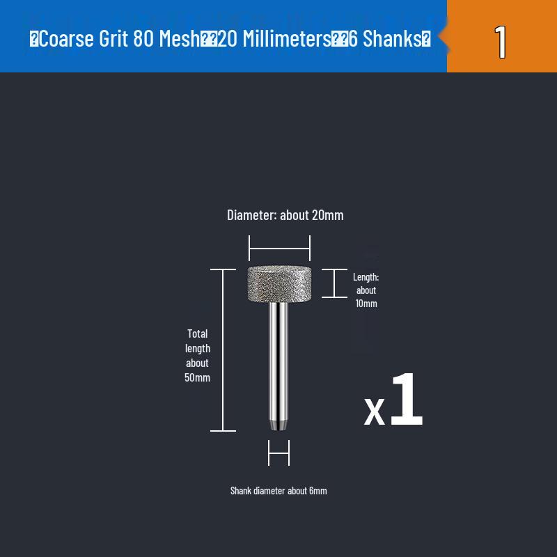 

T-Type Electroplated Diamond Grinding Wheel: Super Hard Coarse & Fine Grit Disc for Jade Carving & Polishing