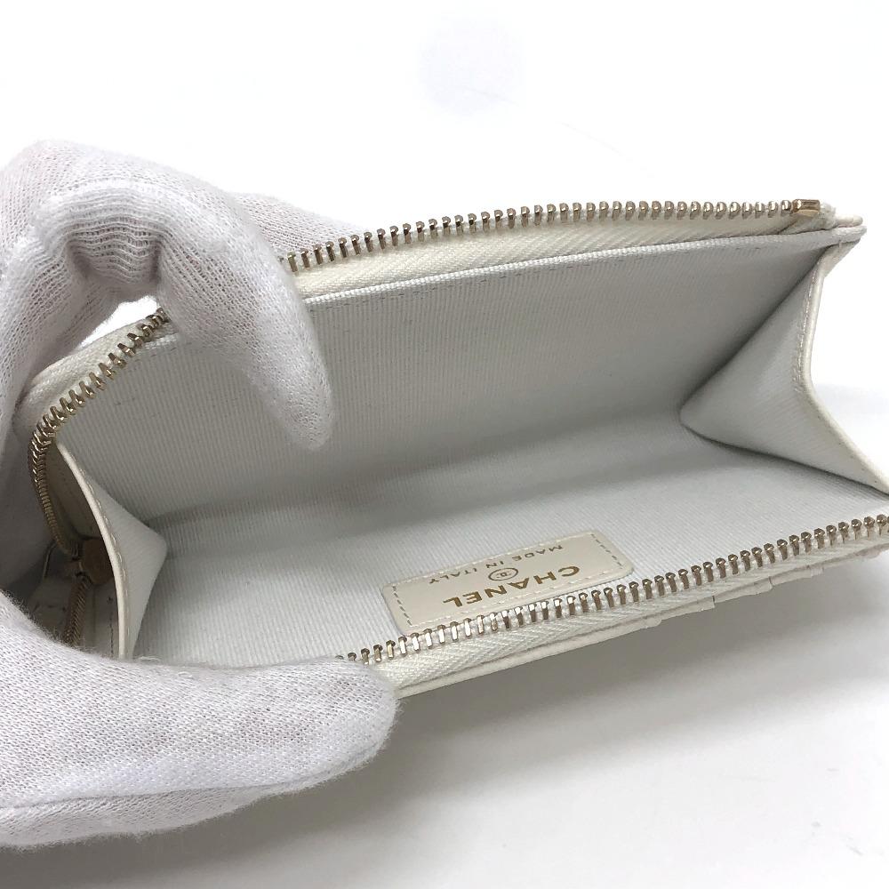 CHANEL AP4661 Cruise Collection Fragment Case Zip Wallet Card Case Unused