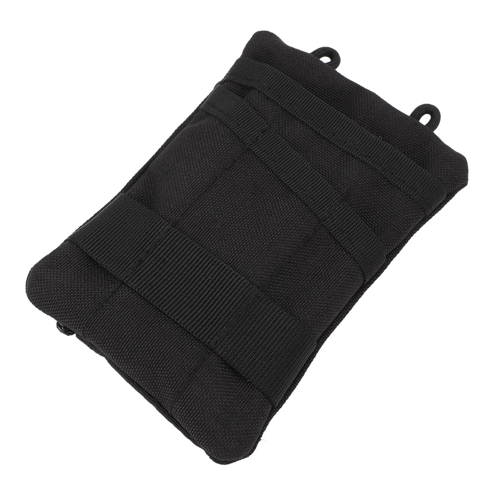 

Шнурок Гаманець для монет Водонепроникний Носимий Легкий Нейлоновий Спортивний Нашийний Гаманець для дрібних грошей Картки Чорний