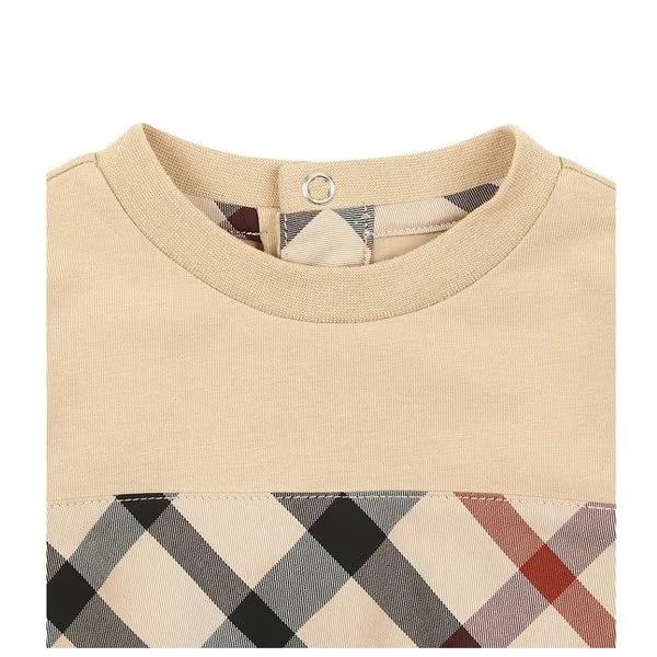 [24FW] Check Block Round Neck T-Shirt EUF31TR35M_BG