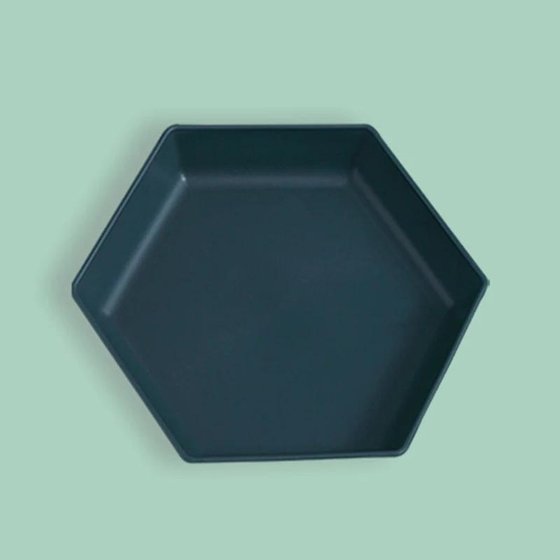 Wheat Straw Plate Dinnerware Dining Plate Set Plastic Plates Cake Dish Salad Plate Picnic Dishes Unbreakable Dishwasher Safe