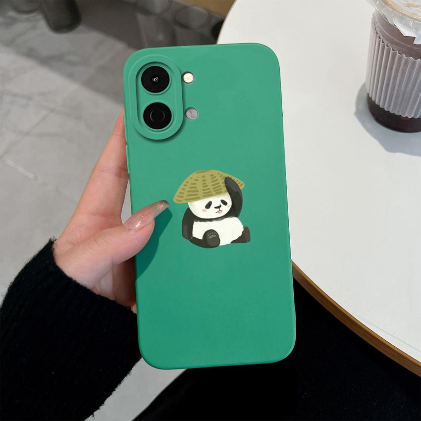 Pour Tecno Spark Go 3 2 1S 40C 30 40 Pova 7 Ultra Pro Neo Coque de Téléphone Ours Panda Câlin Coque Premium Silicone Liquide Souple Léger Coque antichoc